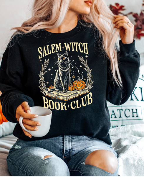 Salem Witch Book club Halloween DTF Print