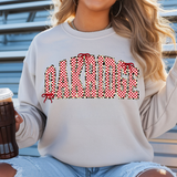 Oakridge Checker Leopard Coquette DTF Print