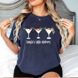 Santas Little Helpers Martini DTF Print