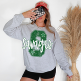 Savages Stripes Varsity Team DTF Print
