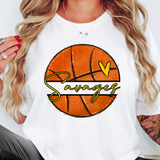 Savages Ballers Basketball DTF Print