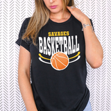 Savages Basketball DTF Print