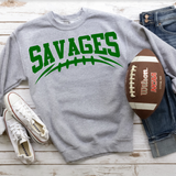 Savages Football Arched DTF Print