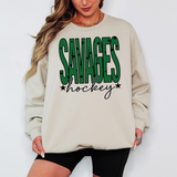 Savages Hockey Star Power Team Sports DTF Print