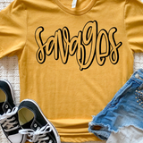 Savages Whisper DTF Print