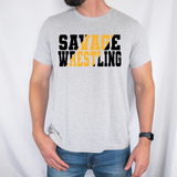 Savage Wrestling Color Split DTF Print