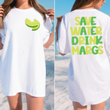 Save Water Drink Margs Lime DTF Print