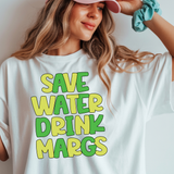 Save Water Drink Margs Lime DTF Print