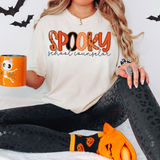 School Counselor Halloween Spooky Names DTF Print