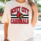 Classic Hometown Scott County Cardinals DTF Print
