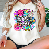 90s Retro Graphic Back To School DTF Print