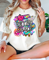 90s Retro Graphic Back To School DTF Print