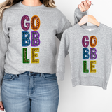 Sequin effect Gobble DTF Print