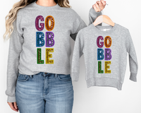 Sequin effect Gobble DTF Print