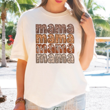 Mama Repeat Faux Sequin DTF Print
