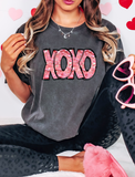 XOXO Sequin Glitter Effect DTF Print