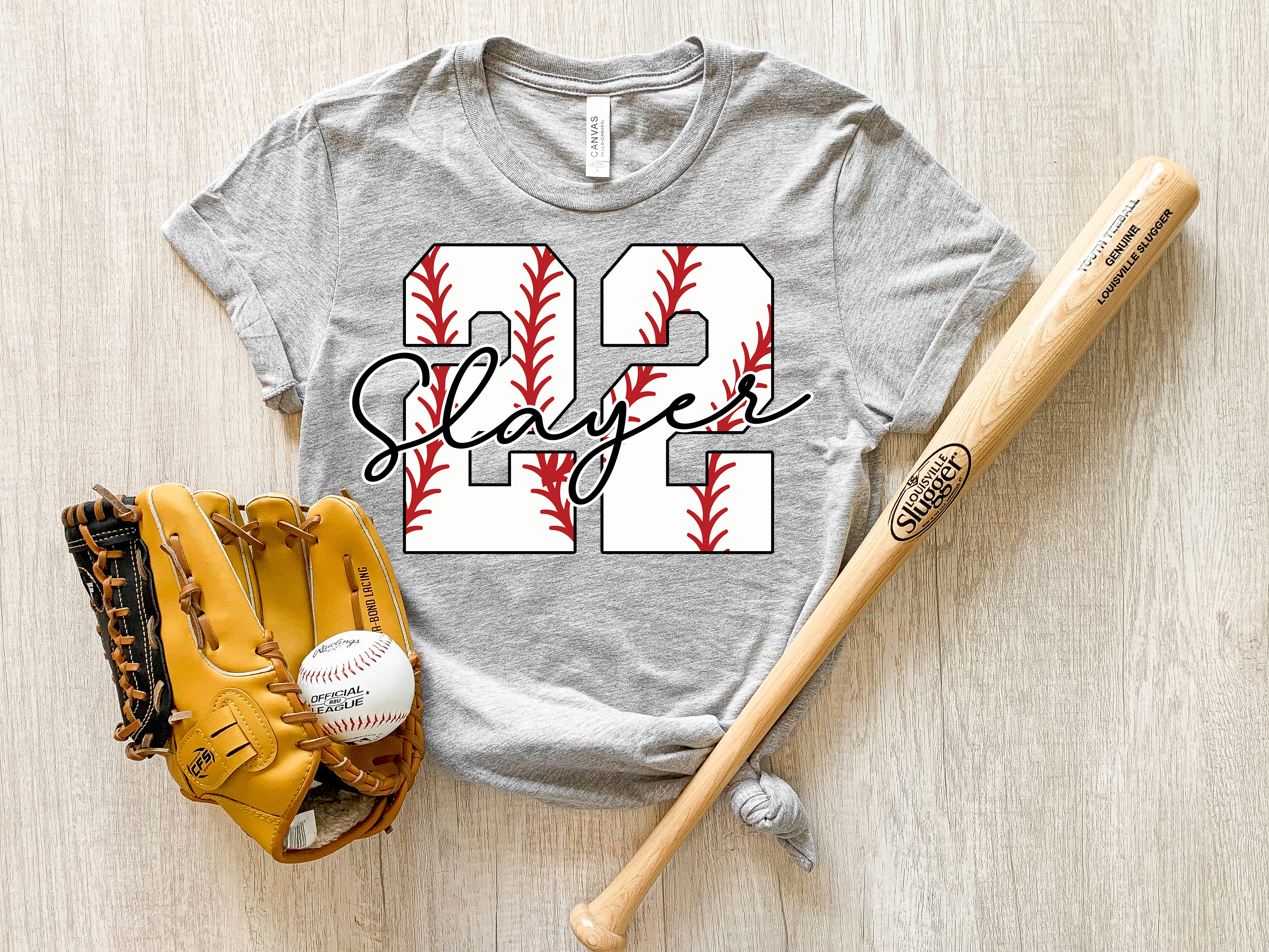 Custom Baseball Name Number DTF Print