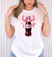 Soda Bottles with Bow DTF Print