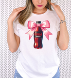 Soda Bottles with Bow DTF Print