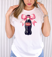 Soda Bottles with Bow DTF Print