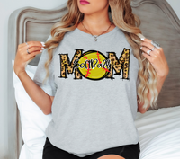 Leopard Sports Mom DTF Print