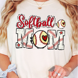 Softball Mom DTF Print
