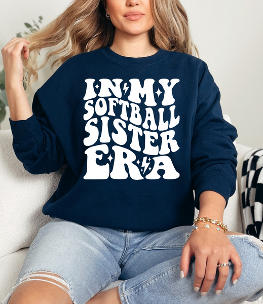 In My Softball Sister Era DTF Print