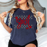 Sokol Checker Star DTF Print