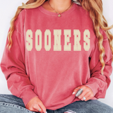 Sooners KBall Stitch DTF Print