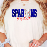 Spartans Sport Grunge DTF Print