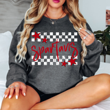 Spartans Checker Star DTF Print