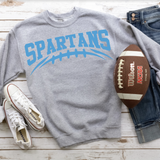 Spartans Football Arched DTF Print