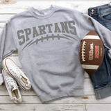 Spartans Football Arched DTF Print