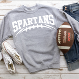 Spartans Football Arched DTF Print