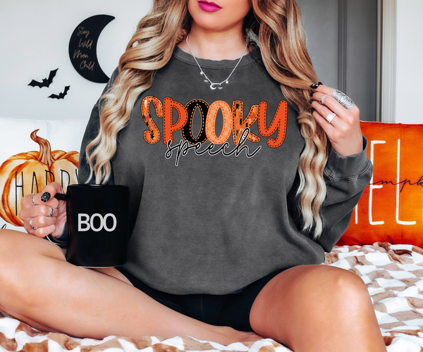 Speech Halloween Spooky Names DTF Print