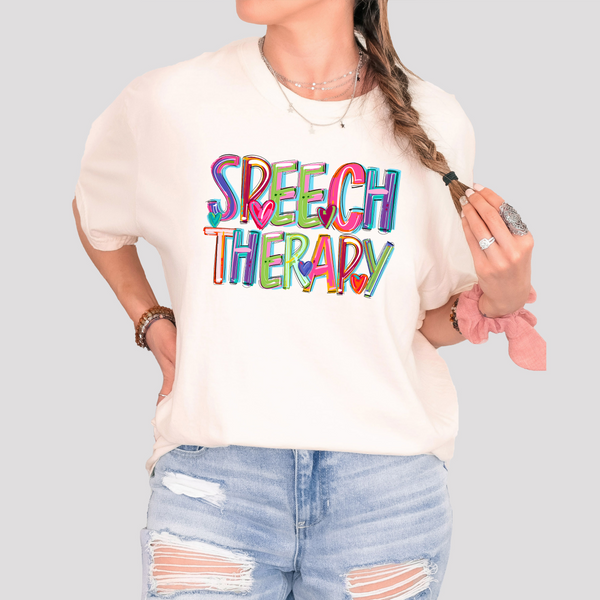 Cheery Speech Therapy DTF Print