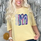 Paint Splatter Mustangs DTF Print