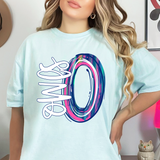 Paint Splatter Owls DTF Print