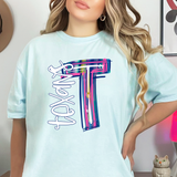 Paint Splatter Texans DTF Print