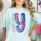 Paint Splatter Yellow Jackets DTF Print