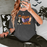 Cute Spooky And Feral Halloween Raccoon DTF Print
