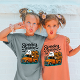 Spooky Season Ghost Truck DTF Print
