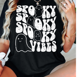 Distressed Retro Spooky Vibes DTF Print