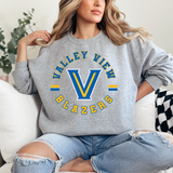 Valley View Blazers Circle Team DTF Print