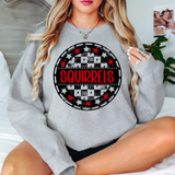 Squirrels Checker Star Circle DTF Print