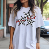 Squirrels Checker Star Trio DTF Print