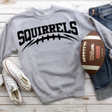 Squirrels Football Arched DTF Print