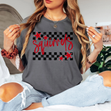 Squirrels Checker Star DTF Print