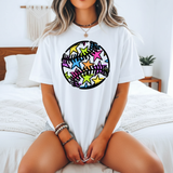 Neon Star Baseball DTF Print