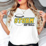 Storm Softball DTF Print
